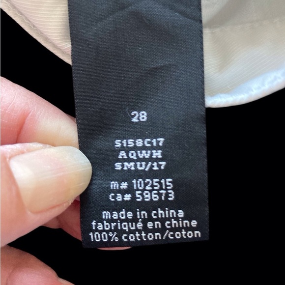 John Varvatos White Cotton Shorts Men’s 28 Menswear Designer Summer Luxury - Picture 5 of 7